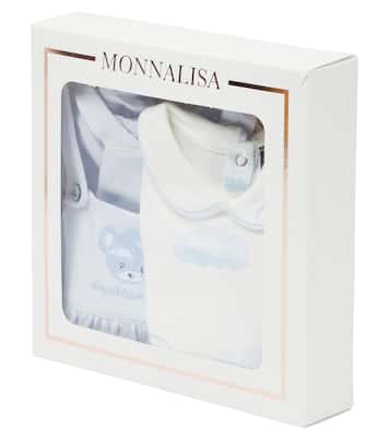Bébé – Ensemble body et salopette en coton | Monnalisa