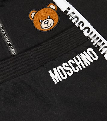 Baby embroidered jersey tracksuit | Moschino Kids