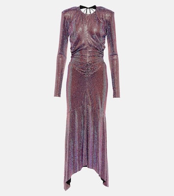 Metallic ruched maxi dress | Alexandre Vauthier