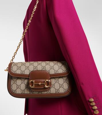 Gucci Horsebit 1955 canvas shoulder bag | Gucci