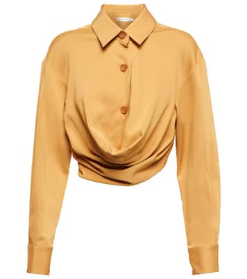 Camisa Maverick drapeada | Christopher Esber
