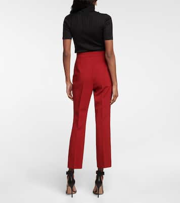 Nepeta wool-blend crêpe pants | Max Mara