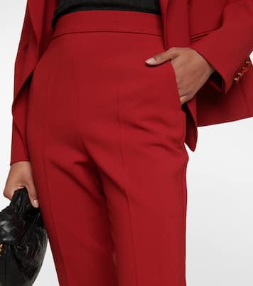 Nepeta wool-blend crêpe pants | Max Mara