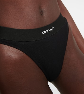Set di 2 perizoma in cotone con logo | Off-White