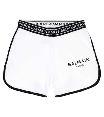 Short en coton à logo | Balmain Kids