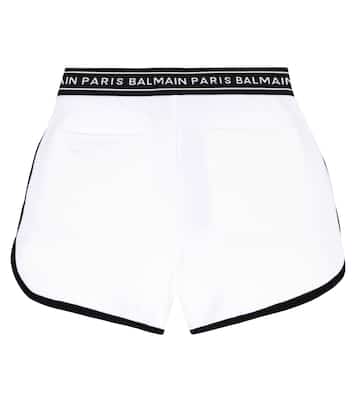 Short en coton à logo | Balmain Kids