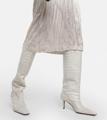 Printed pleated T-shirt dress | Acne Studios