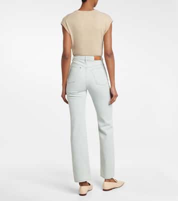 Jeans rectos Fulham de tiro alto | Joseph