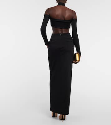 x Kim - Gonna lunga in cady | Dolce&Gabbana