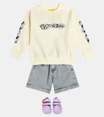 Sudadera de algodón estampada | Off-White Kids