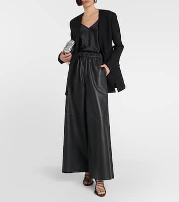 Pantalon ample Sydney en cuir | The Frankie Shop