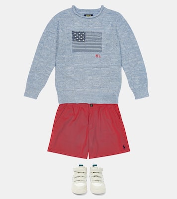 Pull intarsia en coton | Polo Ralph Lauren Kids