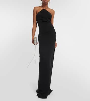 Halterneck jersey gown | Magda Butrym