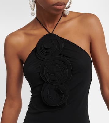Halterneck jersey gown | Magda Butrym