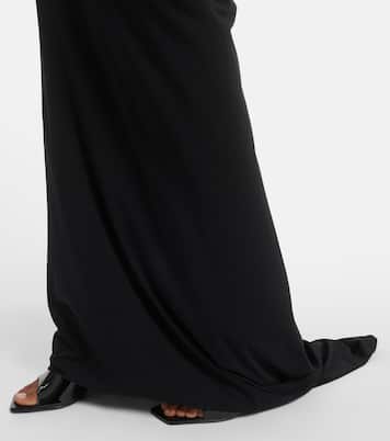 Halterneck jersey gown | Magda Butrym
