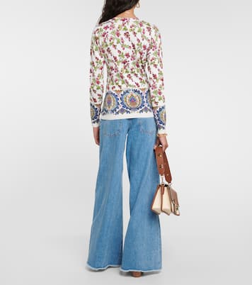 Jersey en mezcla de seda estampado | Etro