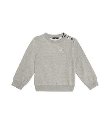 Sudadera de algodón con logo | Balmain Kids