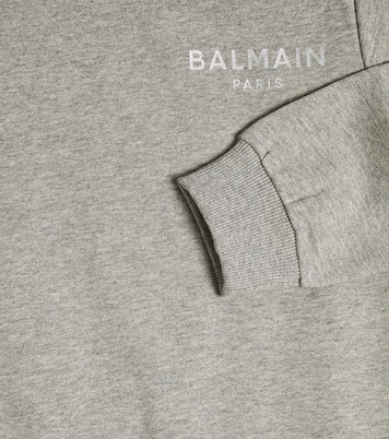 Sudadera de algodón con logo | Balmain Kids