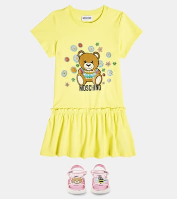 Baskets Teddy Bear en cuir | Moschino Kids
