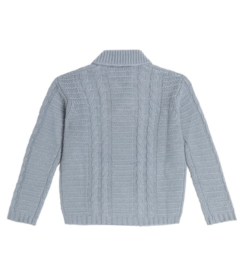 Cable-knit wool cardigan | Tartine et Chocolat