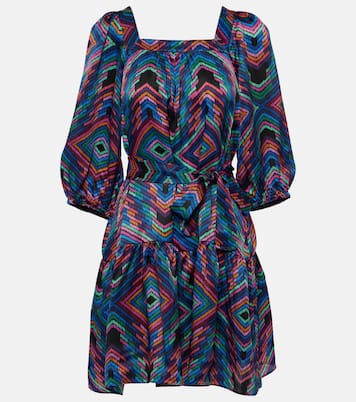 Bedrucktes Minikleid Nightclub aus Seide | Eres