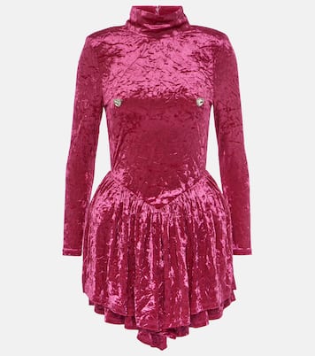 Minikleid aus Samt | Rotate