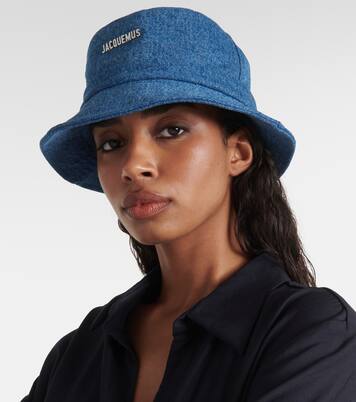 Cappello da pescatore in canvas con logo | Jacquemus