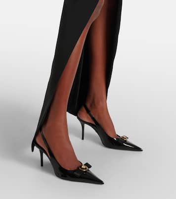 Escarpins Gianni en cuir verni | Versace