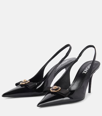 Escarpins Gianni en cuir verni | Versace