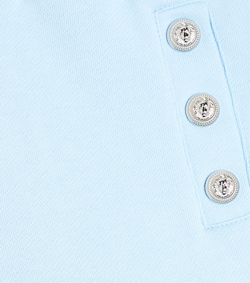 Shorts en jersey de algodón | Balmain Kids