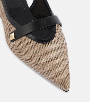Ballerine slingback in effetto rafia | Max Mara