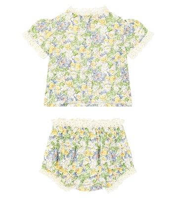 Baby Beverly linen top and bloomers set | The New Society