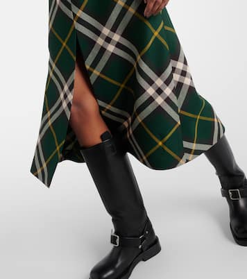 Abito midi in lana Burberry Check | Burberry