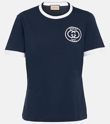 T-Shirt Interlocking G aus Baumwolle | Gucci