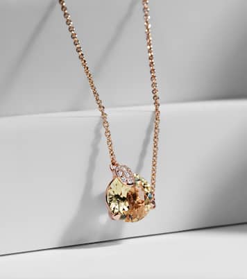 Collana Peekaboo in oro rosa 18kt con berilio e diamanti  | Bucherer Fine Jewellery