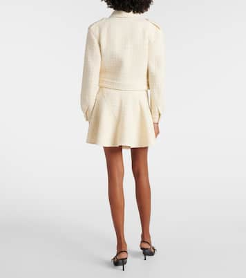 Giacca cropped 4G Liquid in tweed | Givenchy
