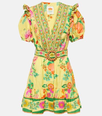 Minikleid Delicate Fruit Garden aus Baumwolle | Farm Rio