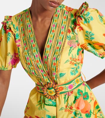 Minikleid Delicate Fruit Garden aus Baumwolle | Farm Rio