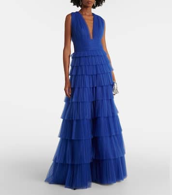 Abito Zeferra lungo in tulle  | Costarellos