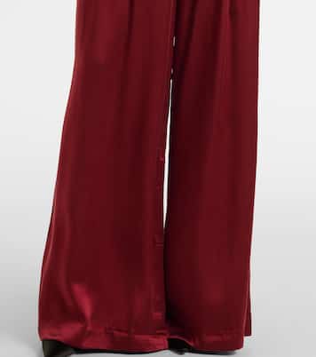 Pleated silk wide-leg pants | Zimmermann