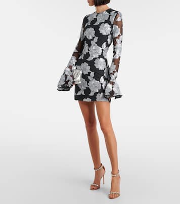 Embroidered mesh minidress | Rotate