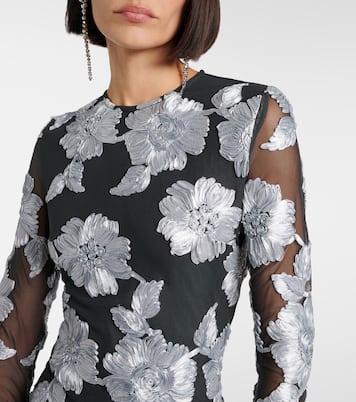 Embroidered mesh minidress | Rotate