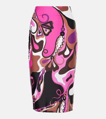 Bleistiftrock Orchidee | Pucci