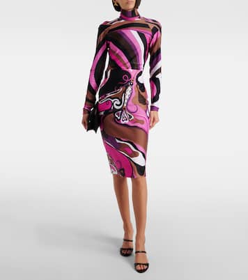 Bleistiftrock Orchidee | Pucci