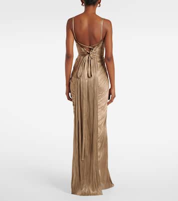 Robe longue Noemie en soie | Maria Lucia Hohan
