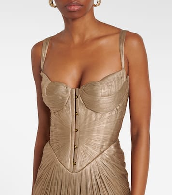 Robe longue Noemie en soie | Maria Lucia Hohan