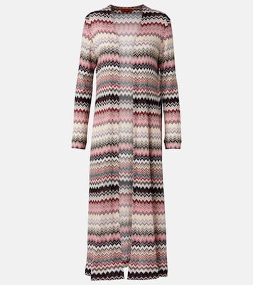 Cárdigan de lamé en zigzag | Missoni