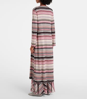 Cárdigan de lamé en zigzag | Missoni