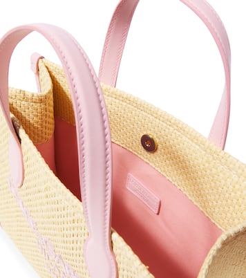 Borsa effetto rafia con logo | Dolce&Gabbana Kids
