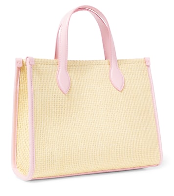 Borsa effetto rafia con logo | Dolce&Gabbana Kids